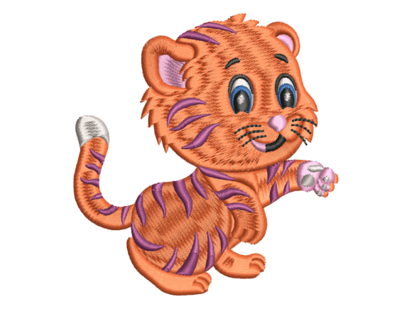 Cute Baby Tiger Embroidery Design Review