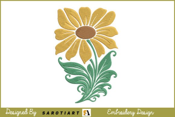 Embroidery Sunflower Design T-shirt Review