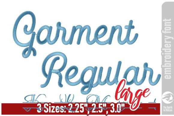 Garment Monoline Embroidery Font - L Review