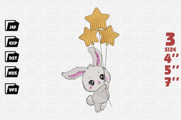 Kawaii Bunny Star Embroidery Review